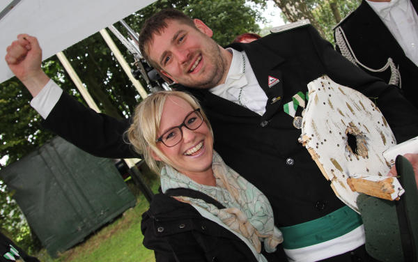 Dominic Jormann und Svenja Wille sind das Regentenpaar des Isselburger Schützenvereins
