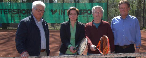 Heinz Hetkamp, Daniela Lamers, Horst Zauner und Harald Hackfort (von links) stellten heute das Jubiläumsprogramm vor
