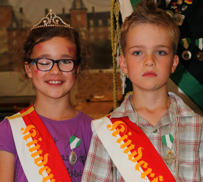 Lorenz und Charlotte Straatmann, das Kinderkönigspaar 2014
