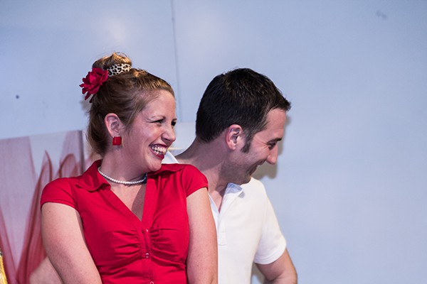 Britta Gebbing als Jenny Starke mit Schauspielpartner Frank Konnik (Archivfoto IL)