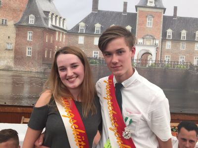 Roman Hakvoort und Anna Ragas regieren bei den Jungschützen (Foto: Privat)