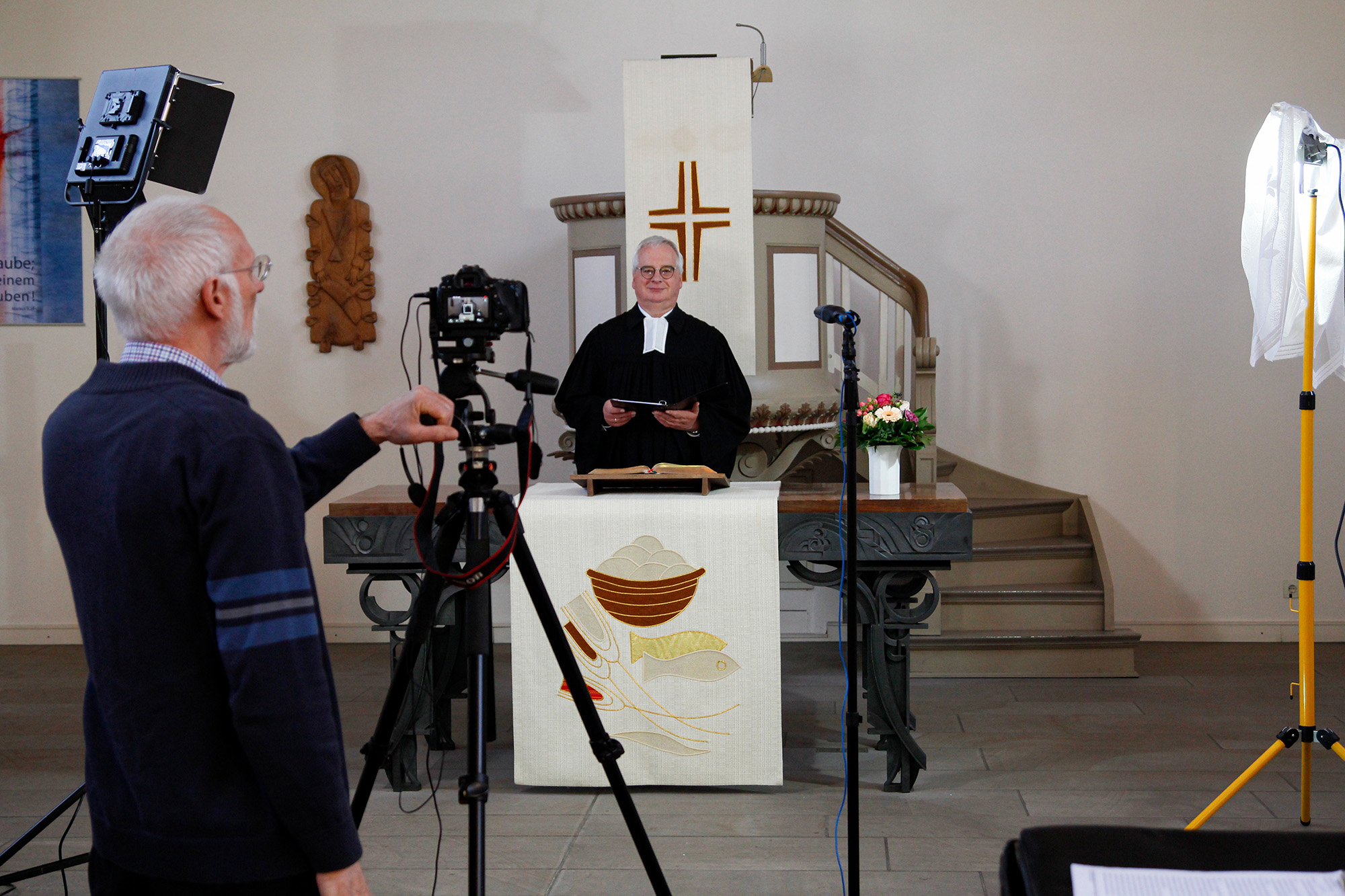 Ev. Kirchengemeinde produzierte VideoGottesdienst IsselburgLive