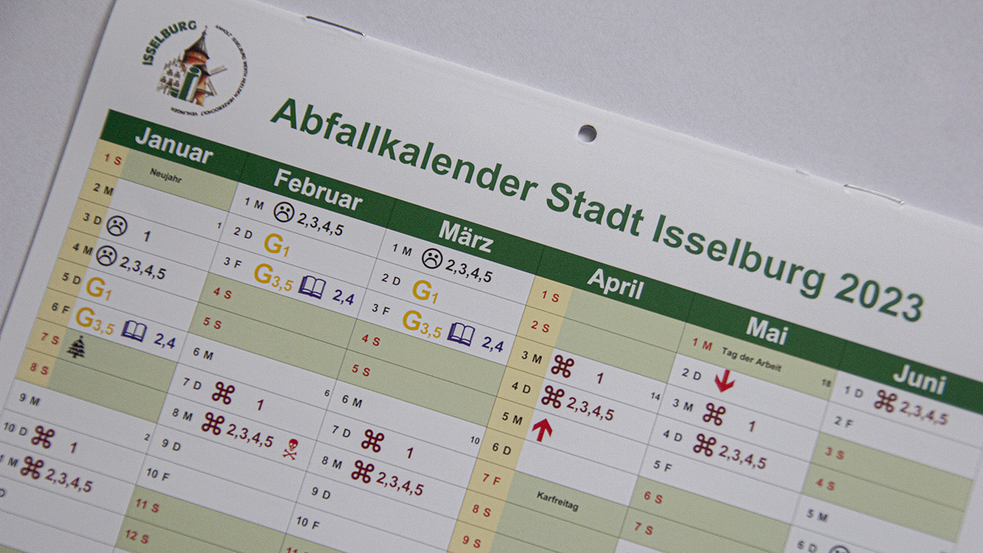 Neuer Abfallkalender mit wichtigen Änderungen IsselburgLive