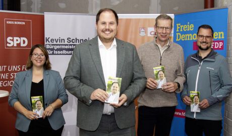 Kevin Schneider eröffet den Wahlkampf