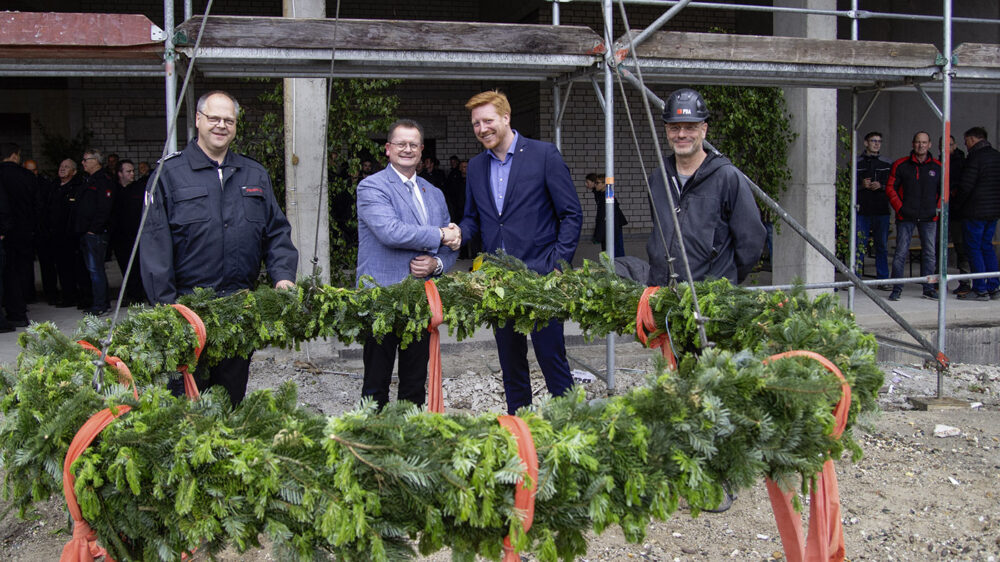 Richtfest des neuen Feuerwehrgerätehaus
