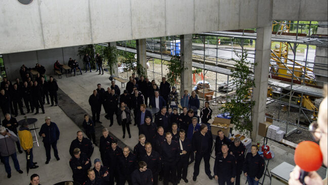 Richtfest des neuen Feuerwehrgerätehauses in Isselburg