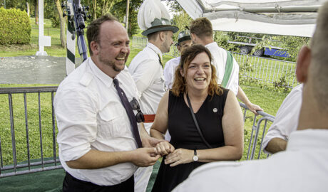 Christian Schmidt und Evelyn Becker