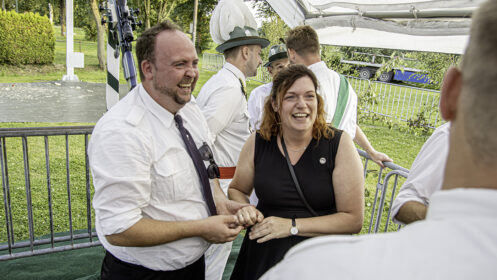 Christian Schmidt und Evelyn Becker