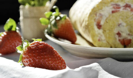 Erdbeerkuchen