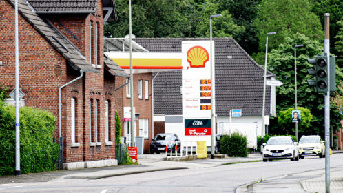 Shell-Tankstelle in Anholt