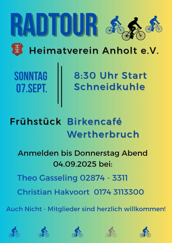 Plakat Heimatverein Anholt
