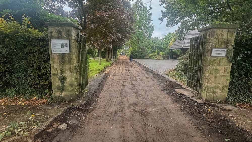 Friedhof Anholt - Sanierungsareibeiten