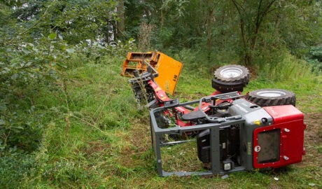 Unfall mit Hoflader