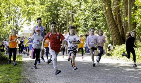 Auch die kleinen Sportler sind beim RunUp dabei
