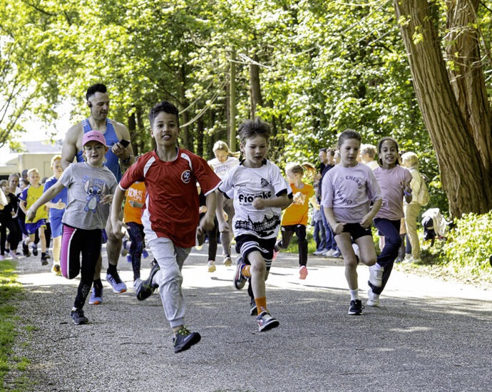 Auch die kleinen Sportler sind beim RunUp dabei