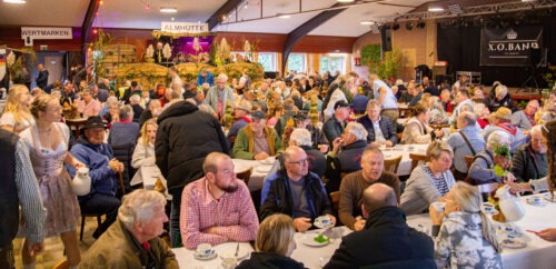 Viel Betrieb in der Bürgerhalle