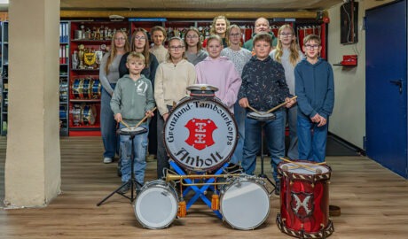 Nachwuchsarbeit beim Grenzlandtambourcorps Anholt