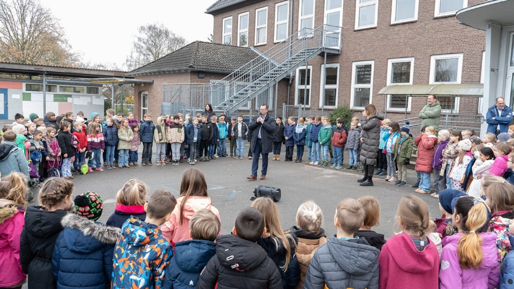 Eisbahn für den Adventsmarkt