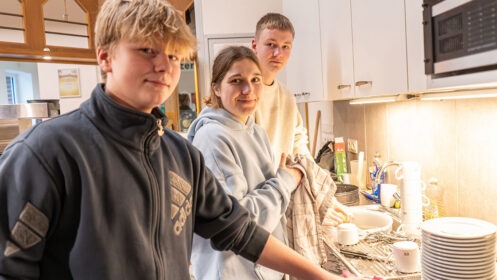 Die Drei aus der Spülküche