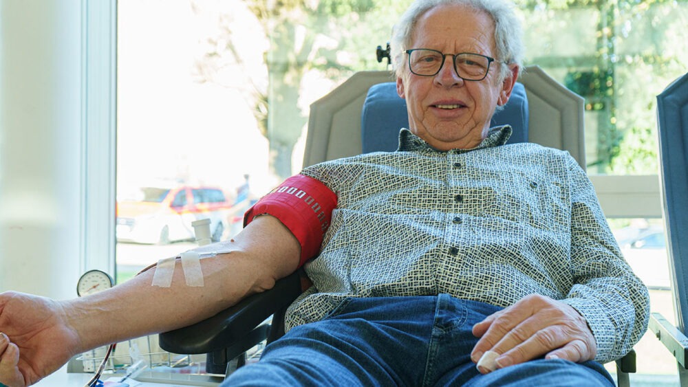 150 Mal Blut gespendet