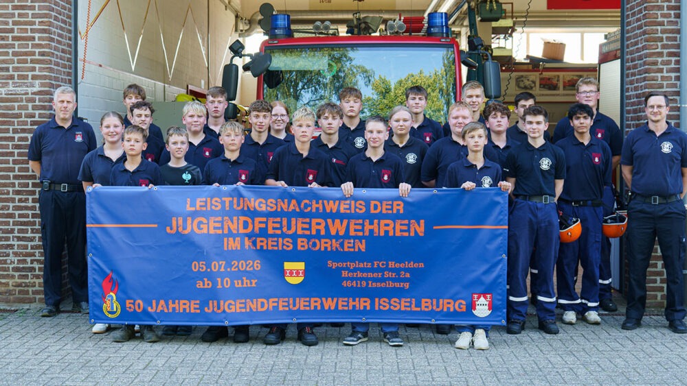 Jubiläum und Leistungsnachweis auf dem Gelände des FC Heelden (Foto: Frithjof Nowakewitz)