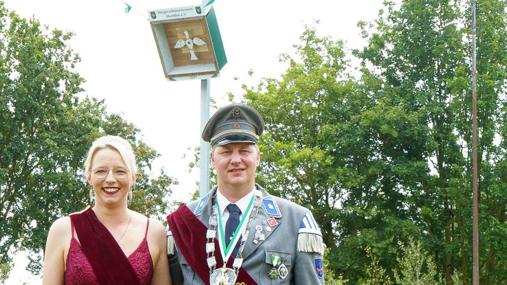 Königspaar Dirk Venhorst und Julia Mölder